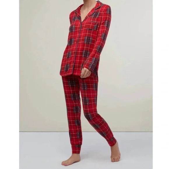 Rachel Parcell red plaid pj set - Picture 2 of 10